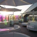 Richard's Rooftop, exclusive to RockStar Sailors, is a luxury outdoor space.