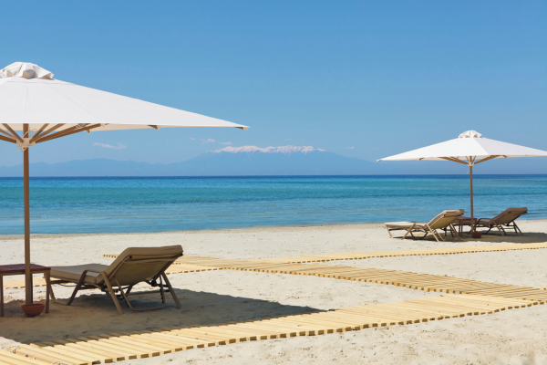 Reserved Sun Loungers at the Beach